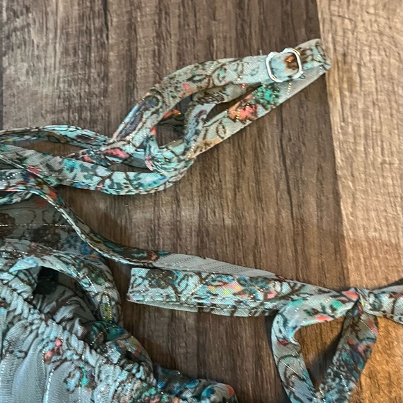 NWT Victoria’s Secret Sheer Floral Babydoll Nightie/Tank Top w/ Ruffles SZ L - Picture 8 of 10